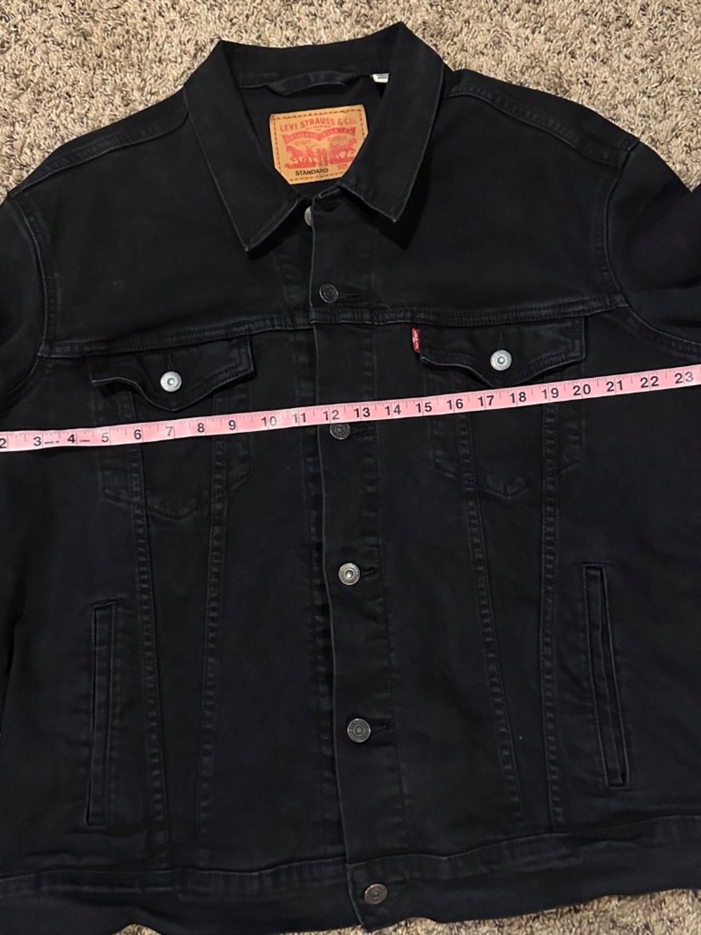 Levi's Trucker Jacket XL 72334-0223 "Last Night" - Picture 9 of 12